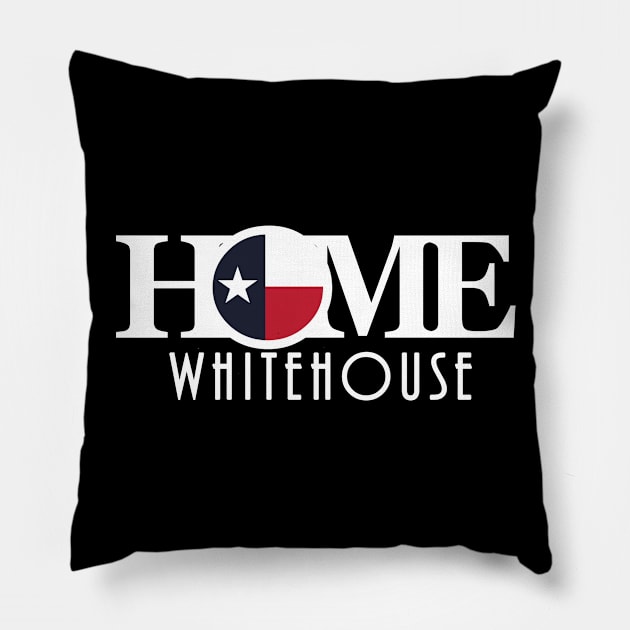 HOME Whitehouse Texas Pillow by HometownTexas