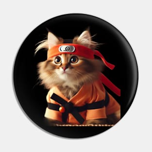 Beloved Stealthy Stalker Ninja Cat Pin