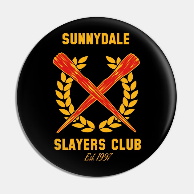 Sunnydale Slayer Club Pin by keylasusy