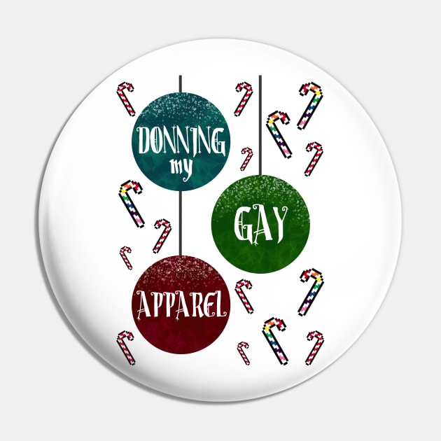 Donning my Gay Apparel Pin by remarcable