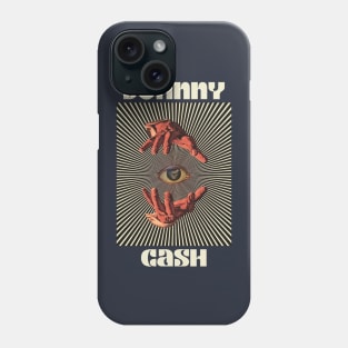 Hand Eyes Johnny Cash Phone Case