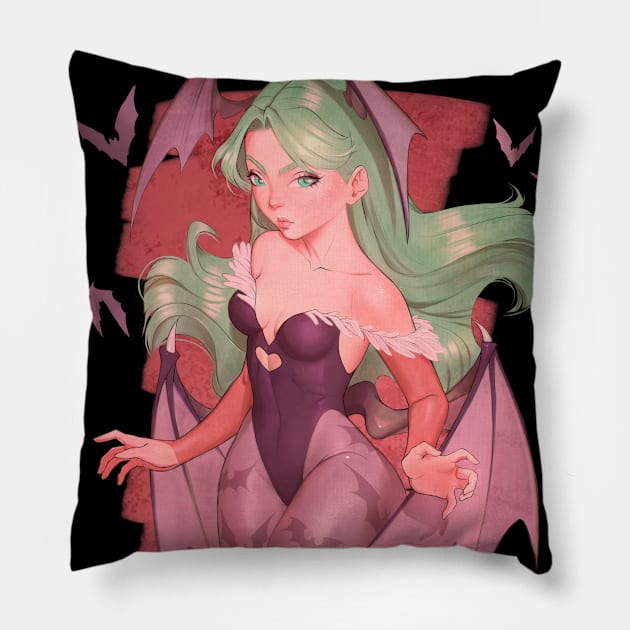 Morrigan Pillow by fabiobottega