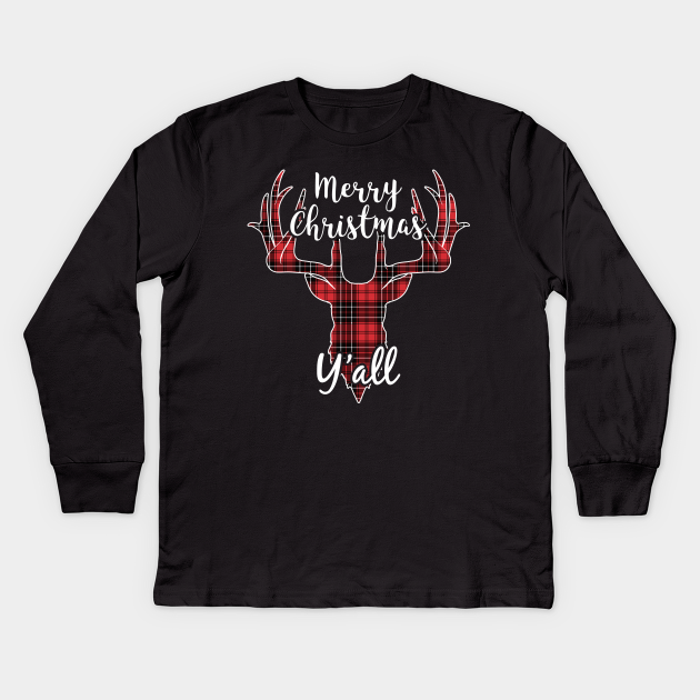 Merry Christmas Yall Kids Christmas Shirt Boys Christmas Shirt Girls Christmas Shirt Holiday Shirts Kids Santa Shirt Baby Christmas Merry Christmas Yall Kids Long Sleeve T Shirt Teepublic