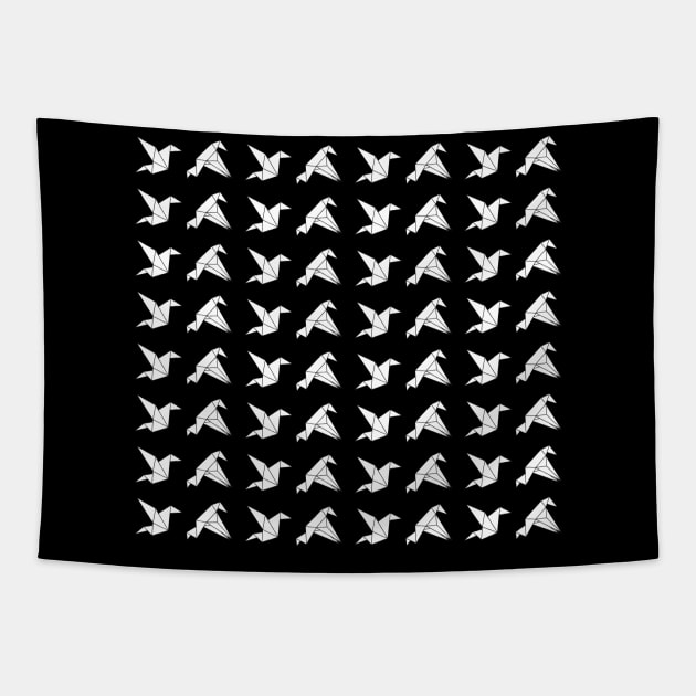 Paper Cranes Tapestry by KickingAssandTakingMeds