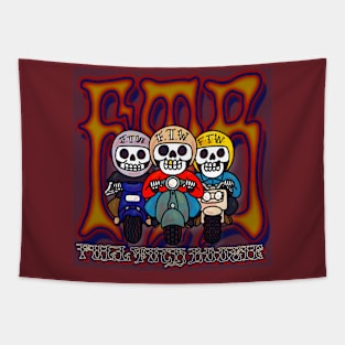 Skull Riders Tapestry