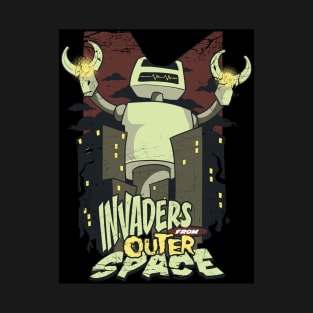 Invaders from Space! For B-movie sci-fi lovers and fans of space adventure. T-Shirt