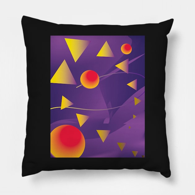 Abstract Pillow by Absel123