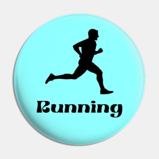 Man Running for fitness Pin