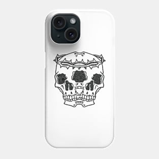 messenger  duality skull Phone Case