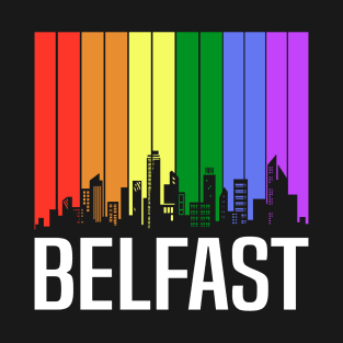 The Love For My City Belfast Great Gift For Everyone Who Likes This Place. T-Shirt