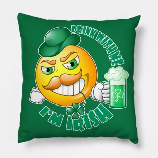 Irish smiley. Pillow