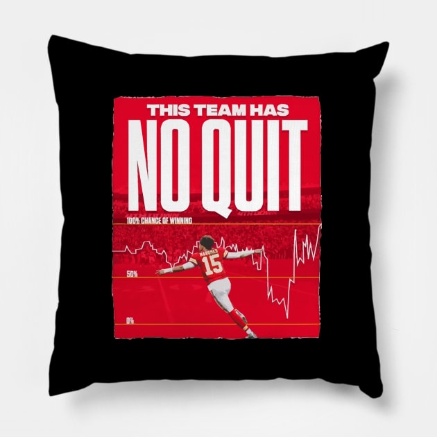 No Quit Pillow by Mortensen