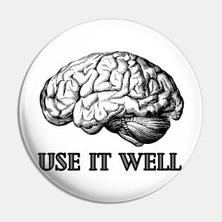 Use it well - Brain Photographic Pin