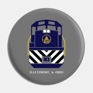 Baltimore and Ohio Train Engine Pin