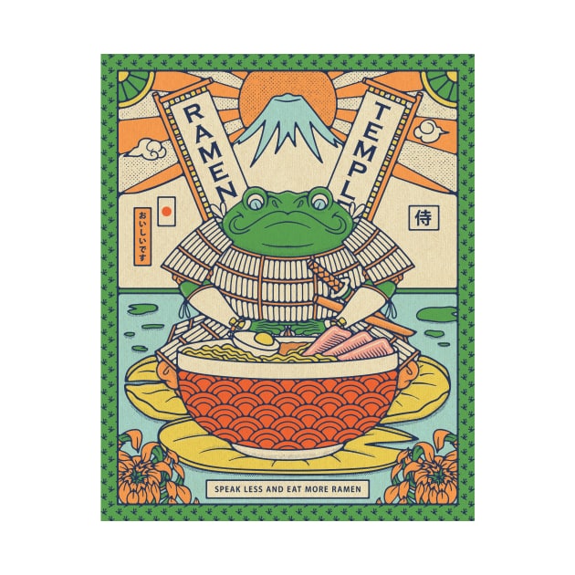 Samurai Frog Ramen Temple by RyanRagnini