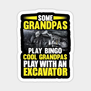 Some Grandpas Play Bino Cool Grandpas Play With An Excavator Magnet