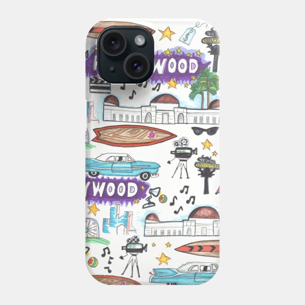 L.A California Phone Case by Art_incolours