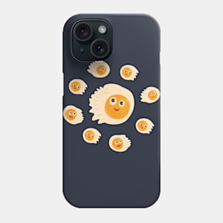 Fried Eggs Cartoon Cute Food Phone Case