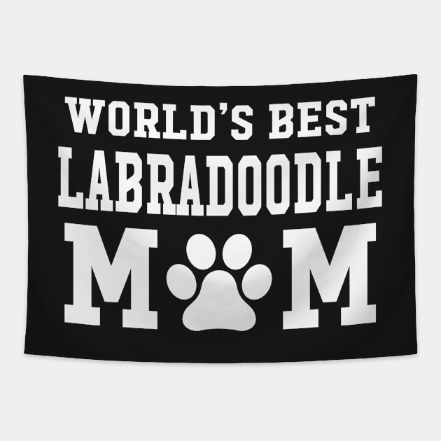 World’s Best Labradoodle Mom Tapestry by xaviertodd