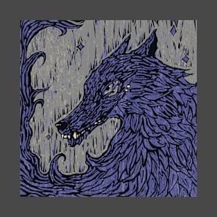 Big, Bad, Wolf (Lavender) T-Shirt