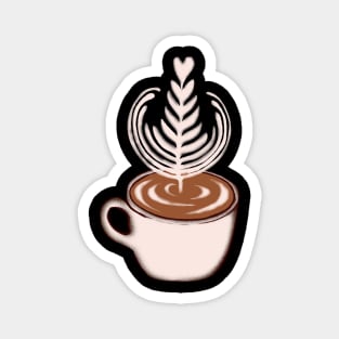 Latte Plant Magnet