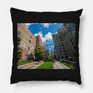 High Line Trail Sculpture New York NY Pillow