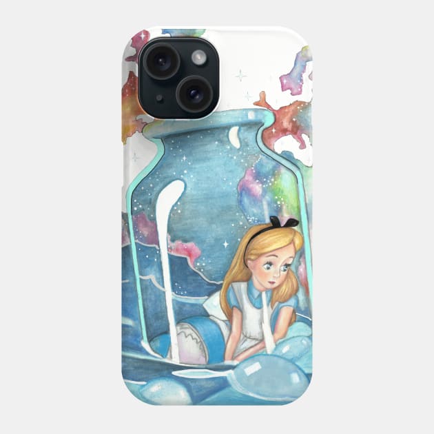 Alice in Quarantine Phone Case by Art_incolours