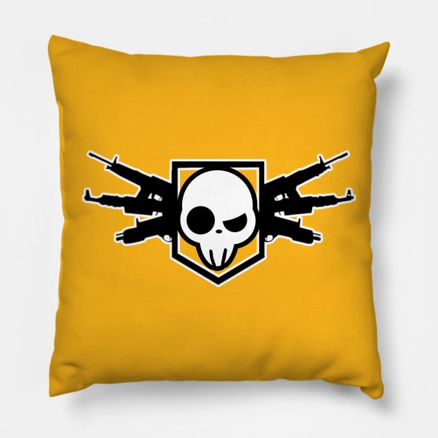 Gamer Skull Elite Pillow by Gamers Gear