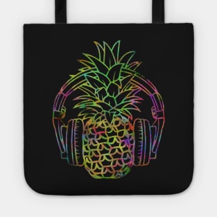 summer pineapple music Tote