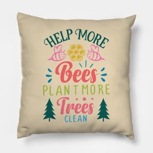 Save The Bees Pillow