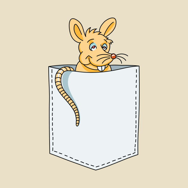 Mouse Rat in Pocket by AVEandLIA