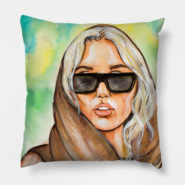 Miley Pillow by Svetlana Pelin