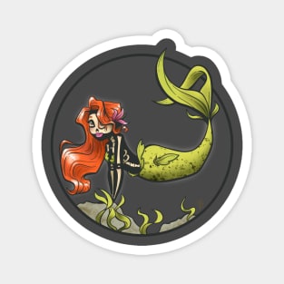 Creepy Cute Halloween Mermaid Magnet