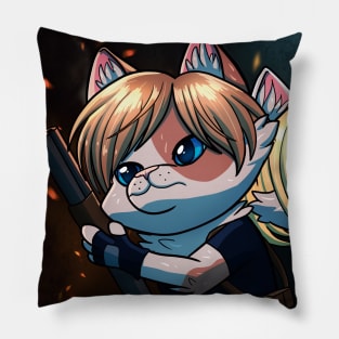 Evil cats - zombie killer cats Pillow