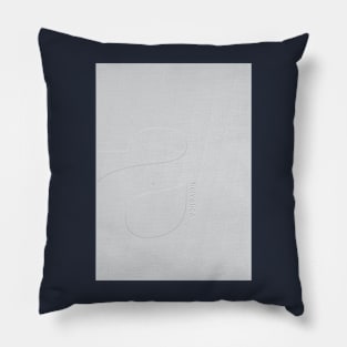 Minimalist Helvetica Pillow