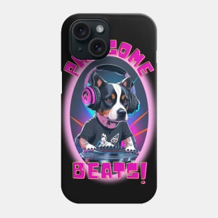 Dog DJ: "Paw-some Beats" Phone Case