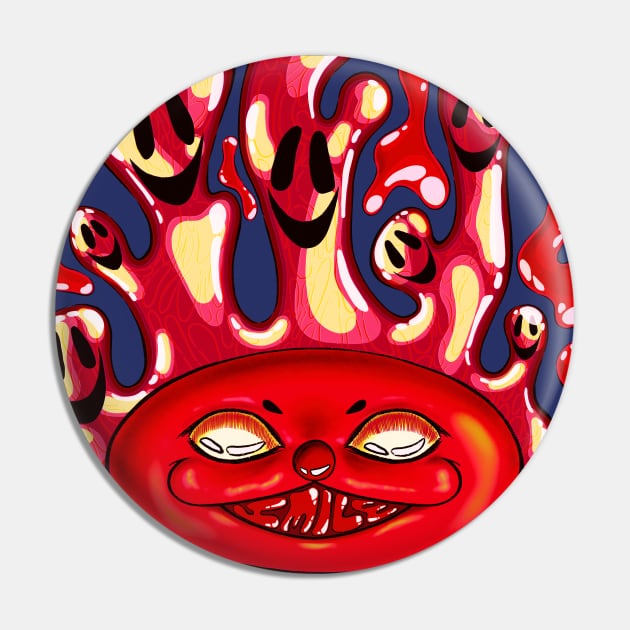 the red clown with a fake smile Pin by adalima