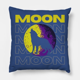 wolf moon mumma Pillow