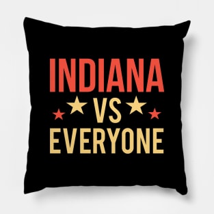 Indiana vs everyone Pillow