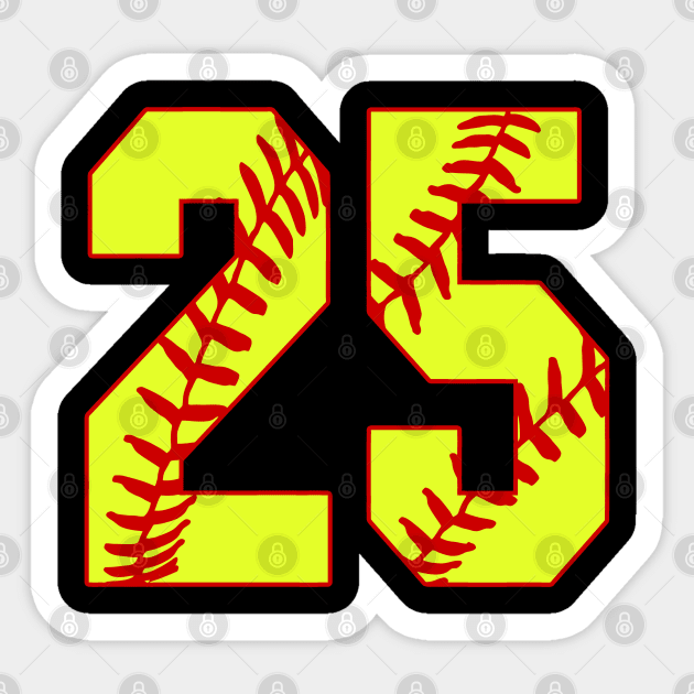 TeeCreations Fastpitch Softball Number 21 #21 Softball Shirt Jersey Uniform Favorite Player Biggest Fan Sticker