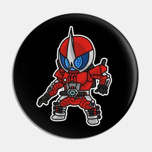 Kamen Rider Accel Chibi Style Kawaii Pin
