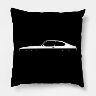 Ford Capri Mk III Silhouette Pillow