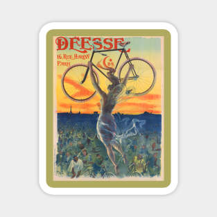 Poster advertisement for the Deesse bicycle Magnet