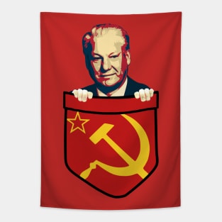 Boris Yeltsin Communism Chest Pocket Tapestry