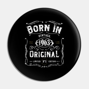 Born In 1963 - 55Th Pin