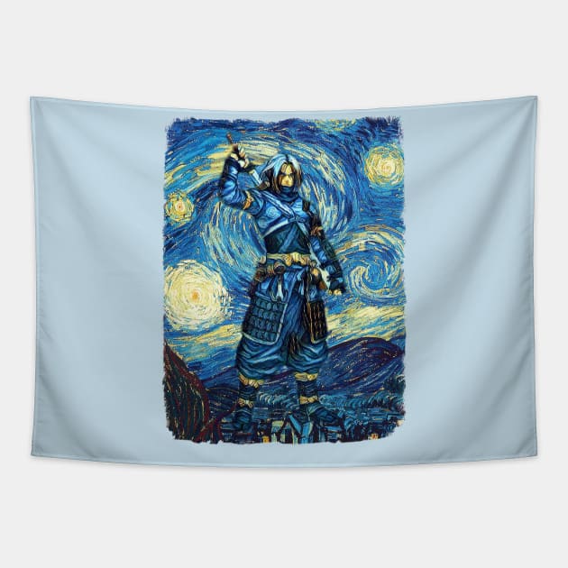 Trunks DBZ Van Gogh Style Tapestry by todos