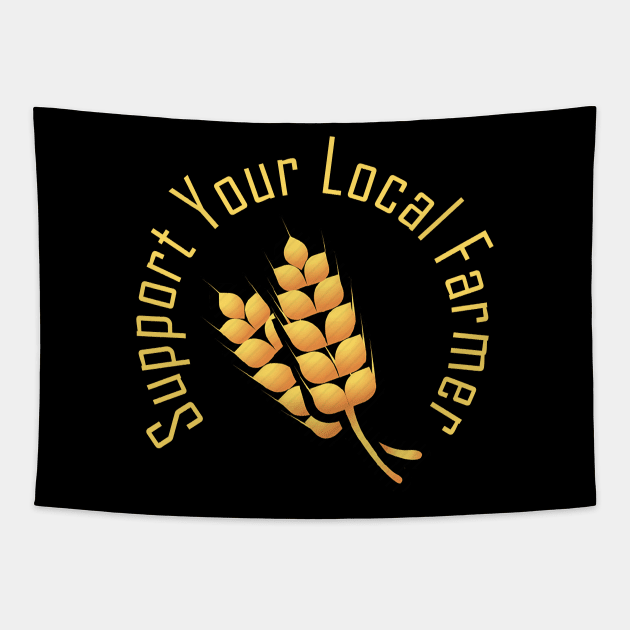 support your local farmer Tapestry by Ghani Store