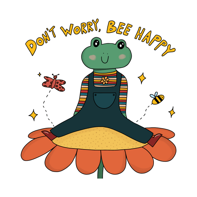 Don't worry, Bee Happy by joyfulsmolthings
