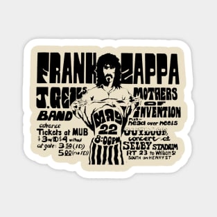 Retro zappa poster vintage Magnet