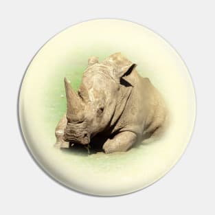 Rhinoceros Pin